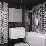 Зеркальный шкаф Арабеско 80 для ванной комнаты - Фото 3